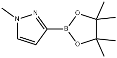 1-Methyl-3-(4,4,5,5-tetraMethyl-1,3,2-dioxaborolan-2-yl)-1H-pyrazole Structure