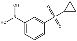 3-(Cyclopropylsulfonyl)phenylboronic acid Structure