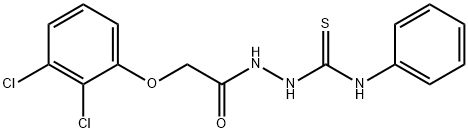 2-[2-(2,3-dichlorophenoxy)acetyl]-N-phenyl-1-hydrazinecarbothioamide Structure
