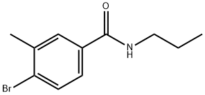 4-Bromo-3-methyl-N-propylbenzamide Structure