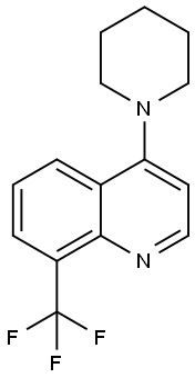 4-(Piperidin-1-yl)-8-(trifluoroMethyl)quinoline 구조식 이미지