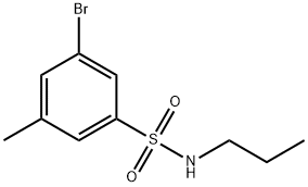 3-BroMo-5-Methyl-N-propylbenzenesulfonaMide 구조식 이미지