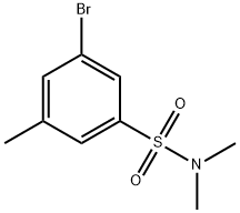 3-Bromo-N,N,5-trimethylbenzenesulfonamide 구조식 이미지