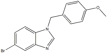 5-BroMo-1-(4-Methoxybenzyl)-1H-benzo[d]iMidazole 구조식 이미지