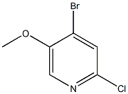 4-BroMo-2-chloro-5-Methoxypyridine 구조식 이미지