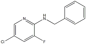 2-(N-BenzylaMino)-5-chloro-3-fluoropyridine 구조식 이미지