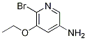 6-Bromo-5-ethoxypyridin-3-amine Structure