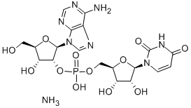 ADENYLYL(2'>5')우리딘암모늄 구조식 이미지