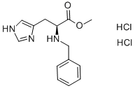 NA-BENZYL-L-HISTIDINE METHYL ESTERDIHYDR OCHLORIDE Structure