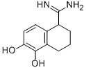 1-Naphthalenecarboximidamide,1,2,3,4-tetrahydro-5,6-dihydroxy- Structure