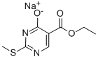 나트륨5-(에톡시카르보닐)-2-(메틸티오)피리미딘-4-올레이트 구조식 이미지