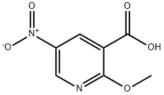 2-METHOXY-5-NITRO-NICOTINIC ACID Structure