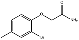 2-(2-bromo-4-methylphenoxy)acetamide 구조식 이미지