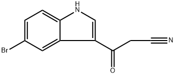 3-(5-BROMOINDOL-3-YL)-3-OXOPROPANENITRILE Structure