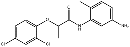 N-(5-Amino-2-methylphenyl)-2-(2,4-dichlorophenoxy)propanamide Structure