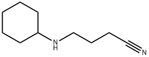 4-(cyclohexylamino)butanenitrile Structure