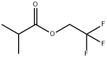 Propanoic acid, 2-Methyl-, 2,2,2-trifluoroethyl ester Structure