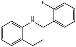 2-에틸-N-(2-플루오로벤질)아닐린 구조식 이미지
