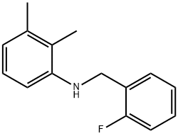 N-(2-플루오로벤질)-2,3-디메틸아닐린 구조식 이미지