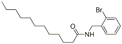 N-[(2-bromophenyl)methyl]dodecanamide Structure