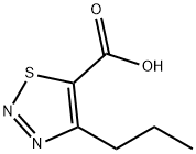4-프로필-1,2,3-티아디아졸-5-카르복실산 구조식 이미지