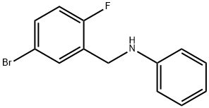 4-브로모-1-플루오로-2-(페닐아미노메틸)벤젠 구조식 이미지