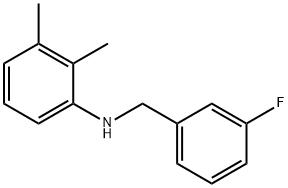 N-(3-플루오로벤질)-2,3-디메틸아닐린 구조식 이미지