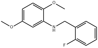 2,5-DiMethoxy-N-(2-fluorobenzyl)aniline, 97% Structure