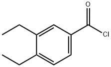 염화벤조일,3,4-디에틸-(9CI) 구조식 이미지