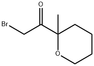 Ethanone, 2-bromo-1-(tetrahydro-2-methyl-2H-pyran-2-yl)- (9CI) Structure