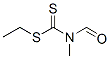 Ethyl N-methyl-N-formyldithiocarbamate Structure