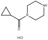 피페라진,1-(시클로프로필카르보닐)-,모노히드로클로라이드 구조식 이미지
