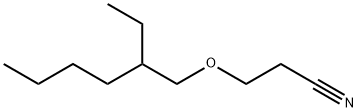 3-[(2-ethylhexyl)oxy]propiononitrile Structure