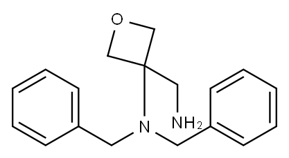 3-Aminomethyl-3-[bis(phenylmethyl)amino]oxetane 구조식 이미지