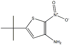 3-AMINO-5-TERT-BUTYL-2-NITRO-THIOPHENE Structure