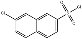 7-클로로-나프탈렌-2-술포닐염화물 구조식 이미지