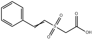 2-(STYRYLSULFONYL)ACETIC ACID Structure