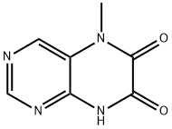 6(5H)-Pteridinone,7-hydroxy-5-methyl-(6CI) Structure