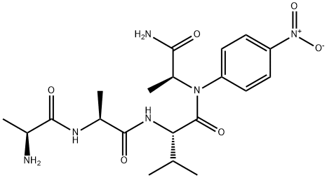 ALA-ALA-VAL-ALA P-NITRO-ANILIDE Structure