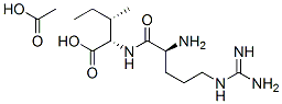 L-arginyl-isoleucine acetate Structure