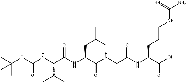 BOC-VAL-LEU-GLY-ARG-OH Structure