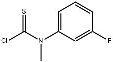 N-METHYL-N-(3-FLUOROPHENYL)-THIOCARBAMOYL CHLORIDE Structure