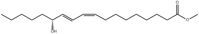 (R,9Z,11E)-13-Hydroxy-9,11-octadecadienoic acid methyl ester Structure