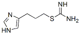 Carbamimidothioic acid 3-(1H-imidazol-4-yl)propyl ester 구조식 이미지