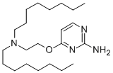 2-아미노-4-디-옥틸아미노에톡시피리미딘 구조식 이미지