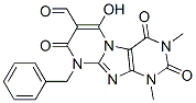 Pyrimido[2,1-f]purine-7-carboxaldehyde,  1,2,3,4,8,9-hexahydro-6-hydroxy-1,3-dimethyl-2,4,8-trioxo-9-(phenylmethyl)- Structure