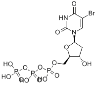 5-BROMO-2'-DEOXYURIDINE 5'-TRIPHOSPHATE SODIUM SALT Structure