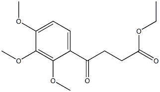 ETHYL 4-(2,3,4-TRIMETHOXYPHENYL)-4-OXOBUTANOATE Structure