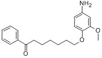 헵타노페논,7-(4-AMINO-2-METHOXYPHENOXY)- 구조식 이미지
