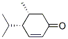 2-Cyclohexen-1-one,5-methyl-4-(1-methylethyl)-,cis-(9CI) 구조식 이미지